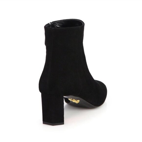 Prada Suede Ankle Boots, size 38.5 (fits like 8) - Picture 2 of 8
